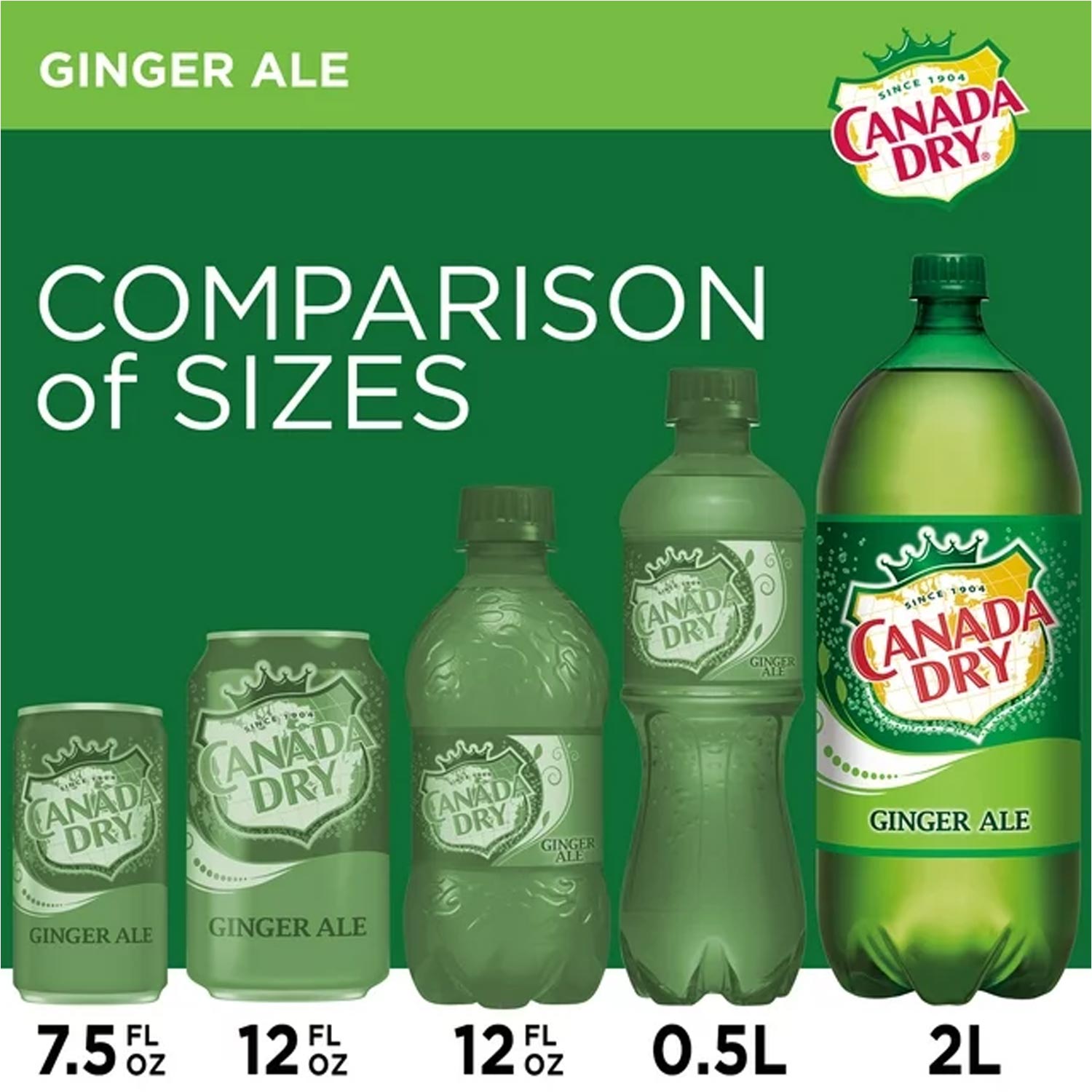 Canada Dry Ginger Ale Soda Pop, 2 L bottle – Bild 3