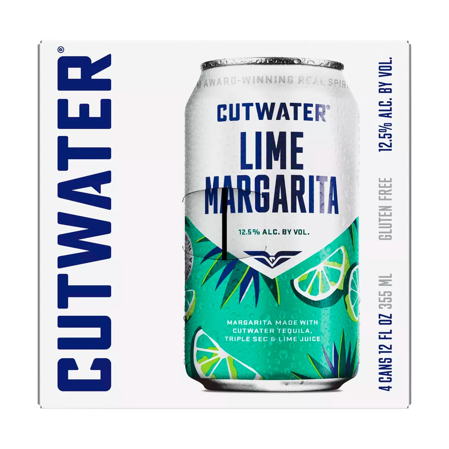 Cutwater Lime Tequila Margarita Cocktail - 4pk_12 fl oz Cans – Bild 2